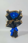 Ramo de 1 rosa eterna azul