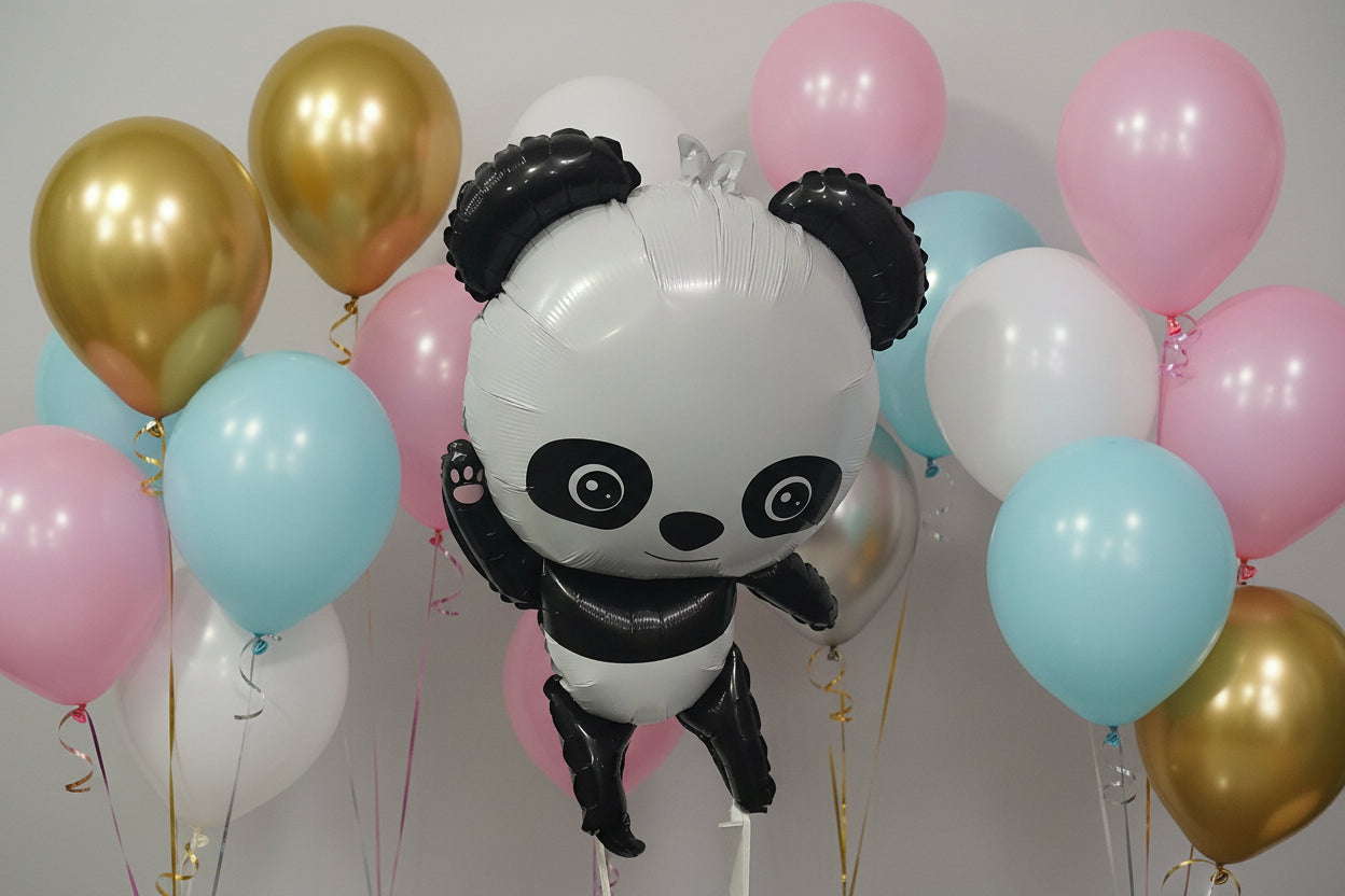 Globo con forma de panda gigante 3d 76cm x 45cm