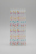 Velas Rayas Multicolor - Pack 24 unidades