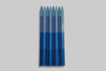 Velas Degradado Azul - Pack 24 unidades