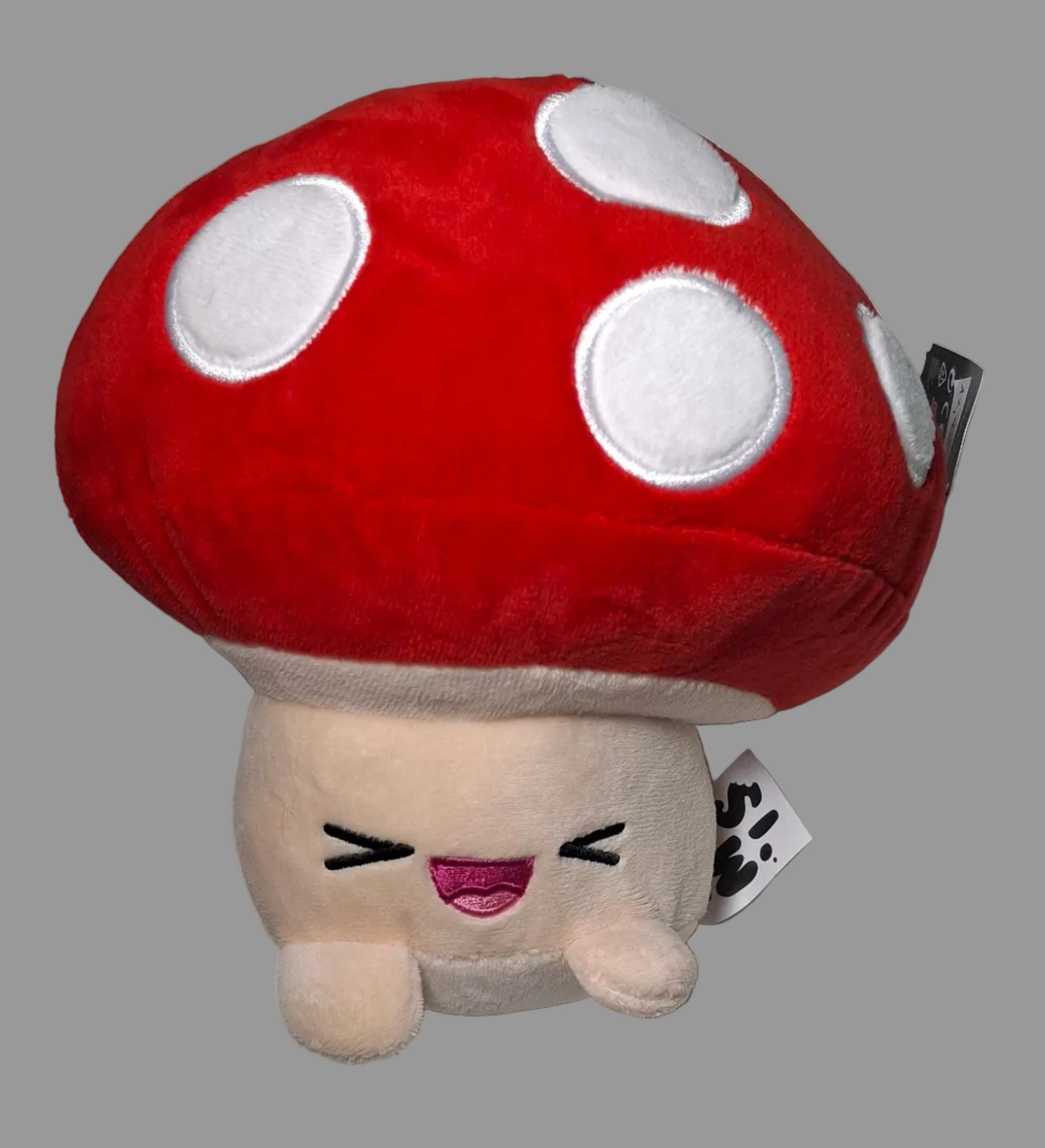 Peluche Hongo Kawaii Rojo de 18cm