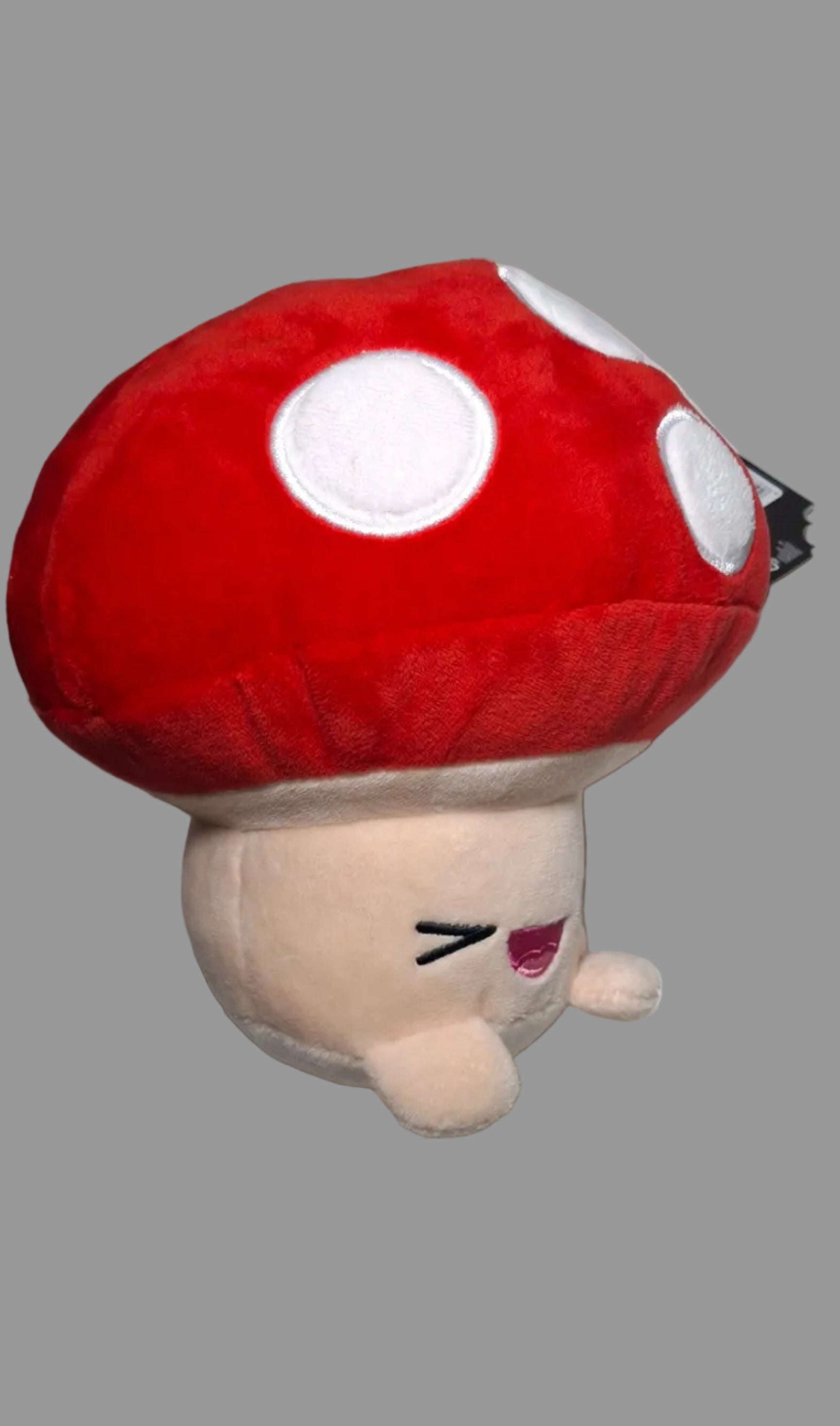 Peluche Hongo Kawaii Rojo de 18cm