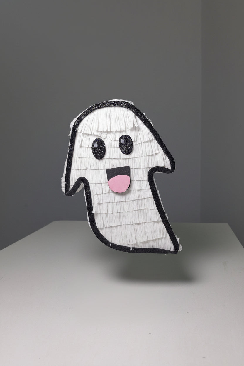 Mini Piñata Fantasma Blanco - 10cm Halloween