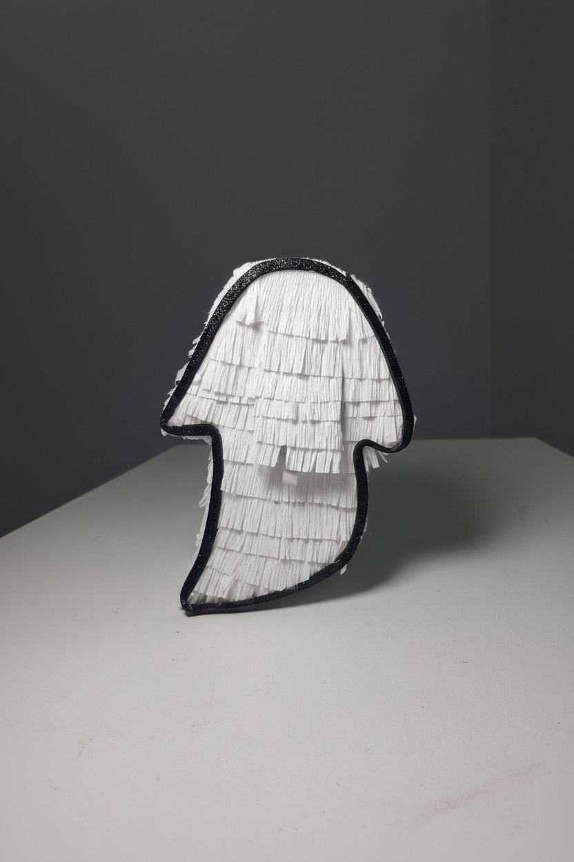Mini Piñata Fantasma Blanco - 10cm Halloween