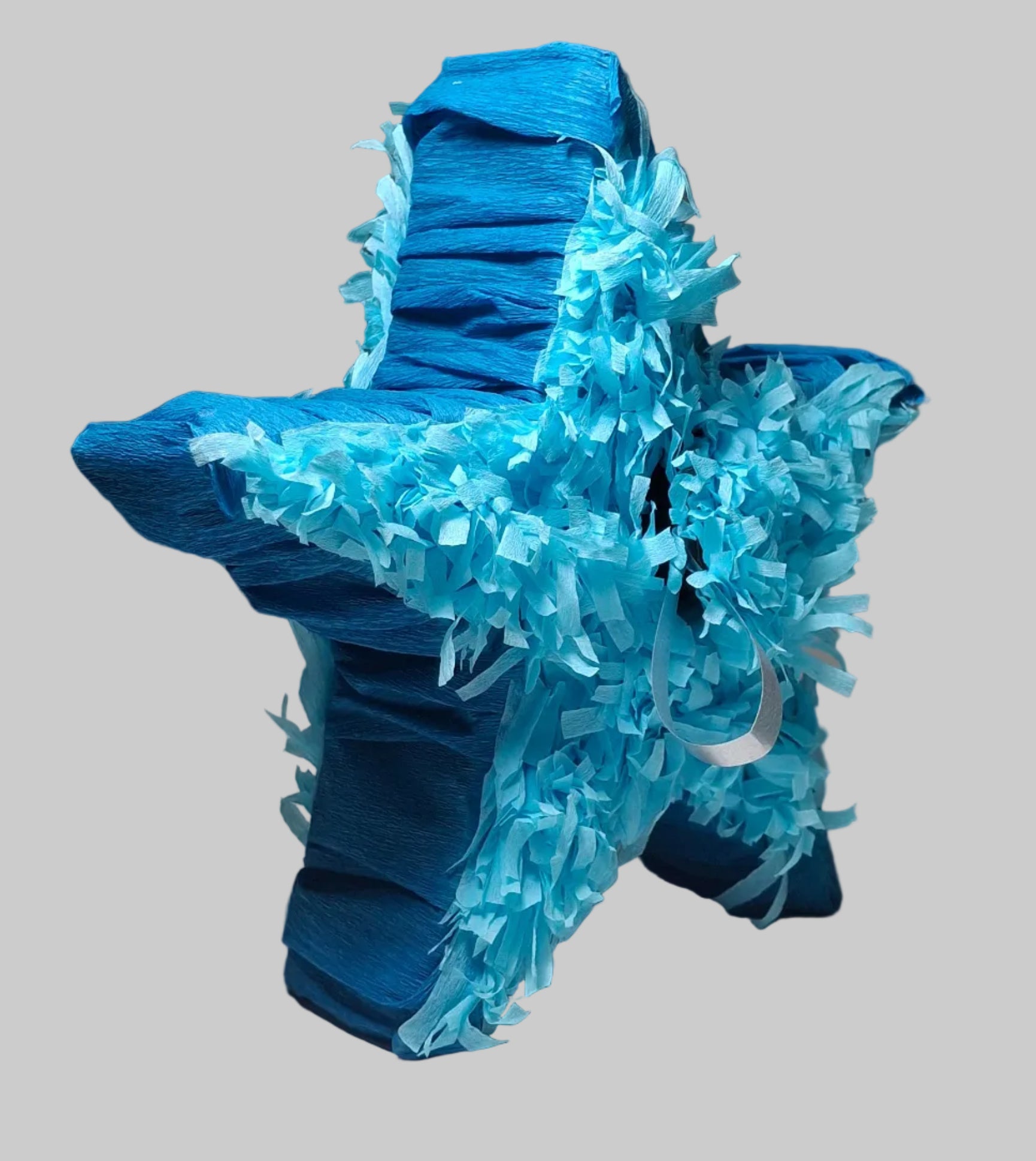 Piñata Estrella Azul con Flecos de 10cm