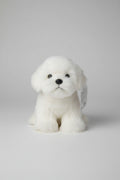 Peluche Perrito Blanco Esponjoso 20cm