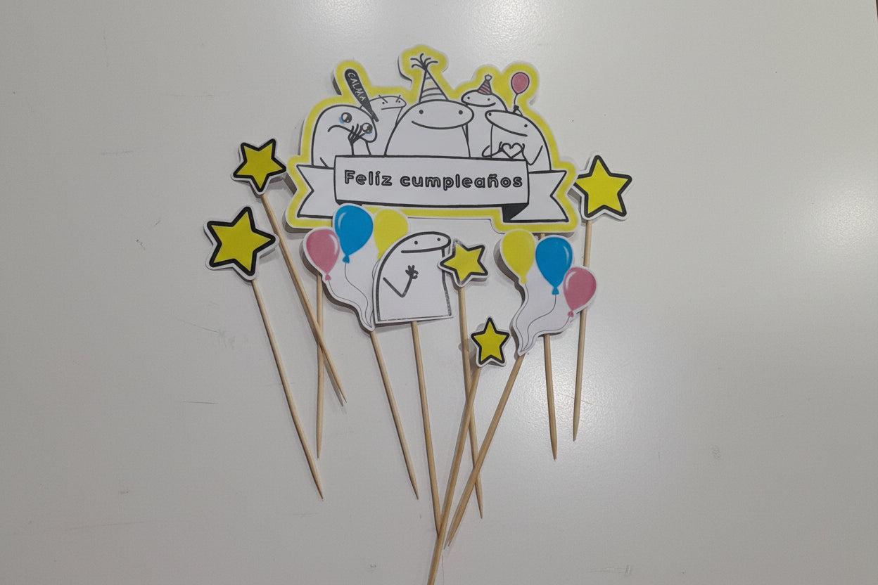 Set Decoración para Tarta Flork