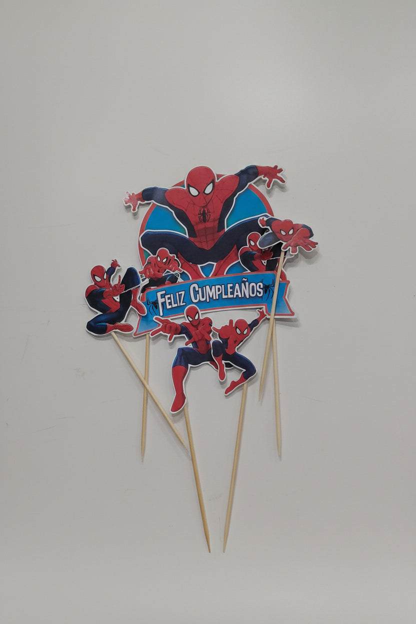 Set Decoración para Tarta Spider-Man