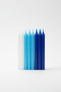 Set de Velas de Cumpleaños Azules Degradado - 10 Piezas