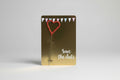 Bengala corazón bronce con tarjeta Save the Date