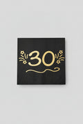 Servilletas 30 Años - Pack Celebración x 16u