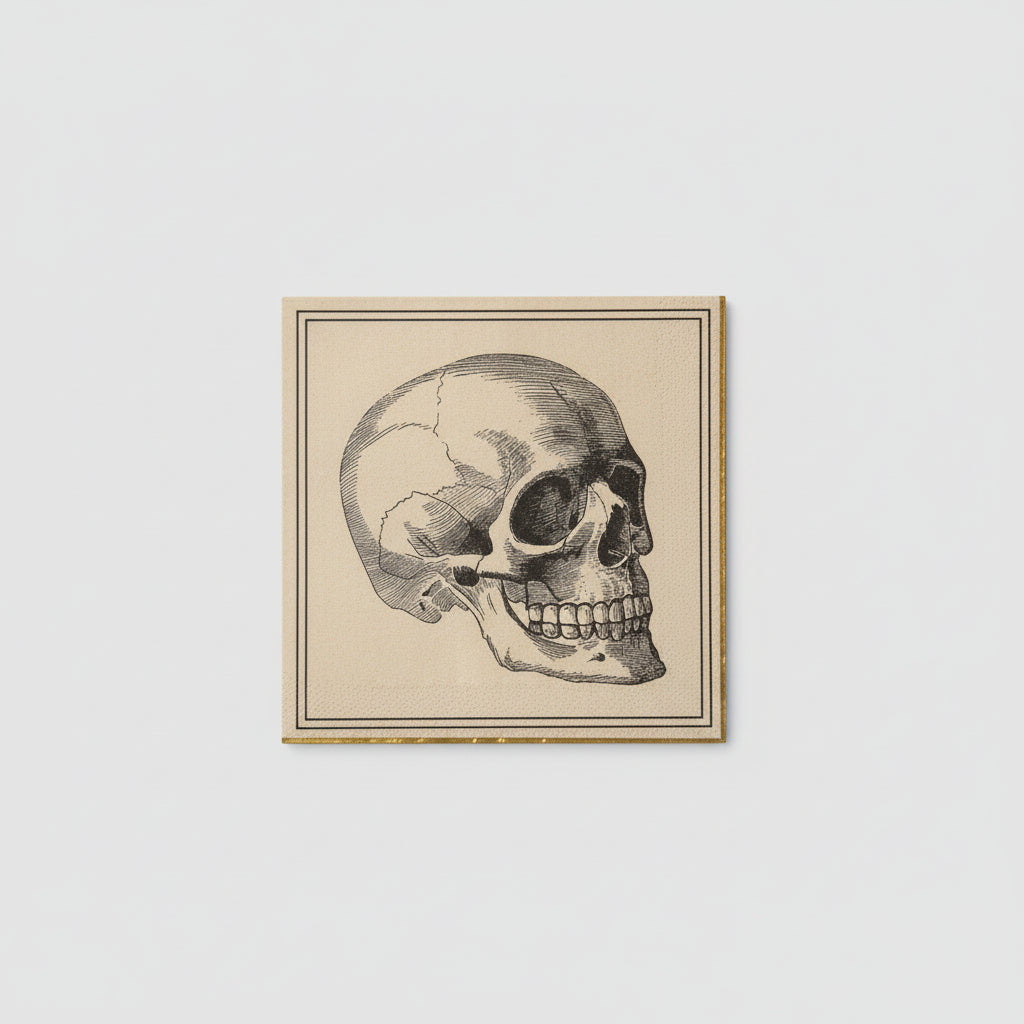 Servilletas Calavera Vintage - Pack Celebración x 16u