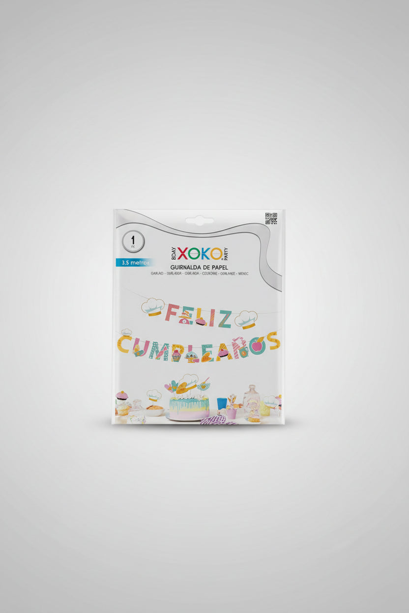 Banderín Felíz cumpleaños
