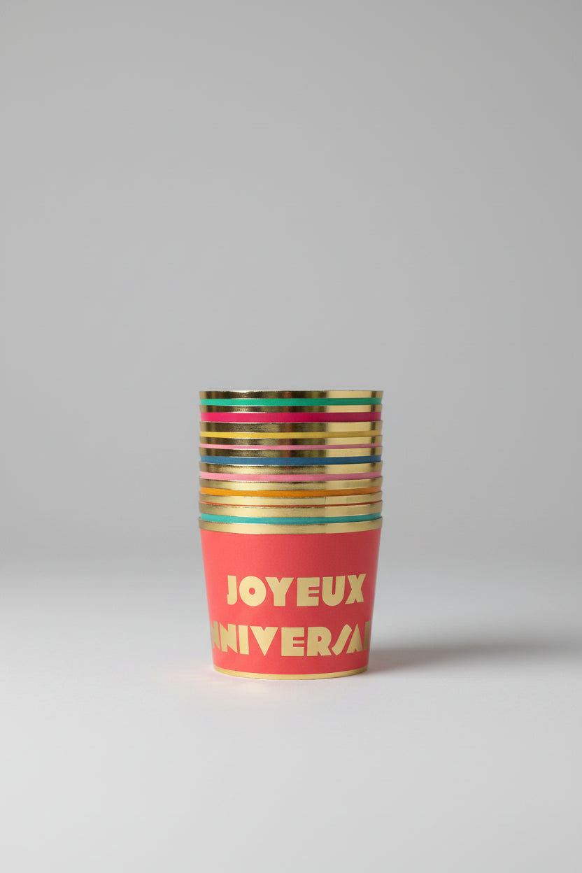 Potecitos Joyeux Anniversaire x 8u