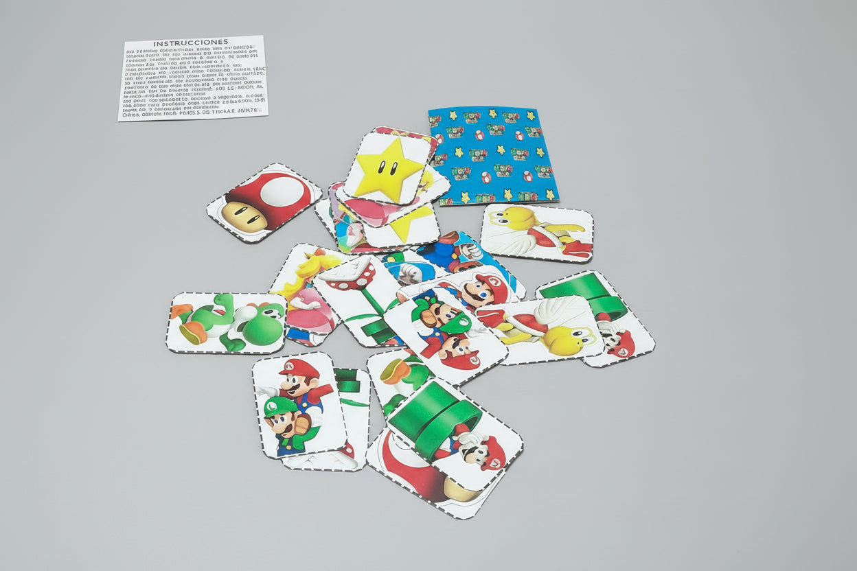 Mini juego de memoria (elige el personaje que quieras)