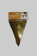Banderin dorado o plateado x 3mts