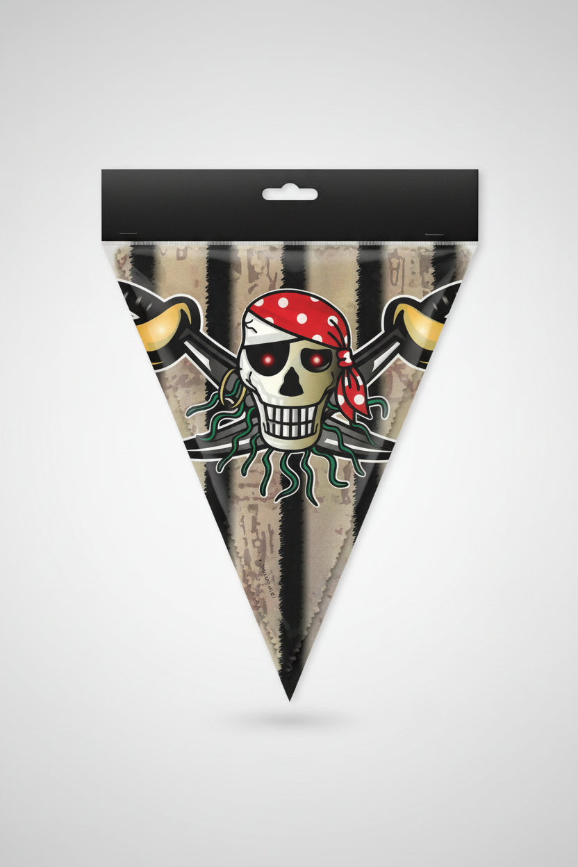 Banderin temática piratas