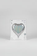 Globo Foil Corazón Holográfico Brillante x 60cm