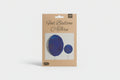 Globo de foil "Felices 80" azul brillante de 45 cm