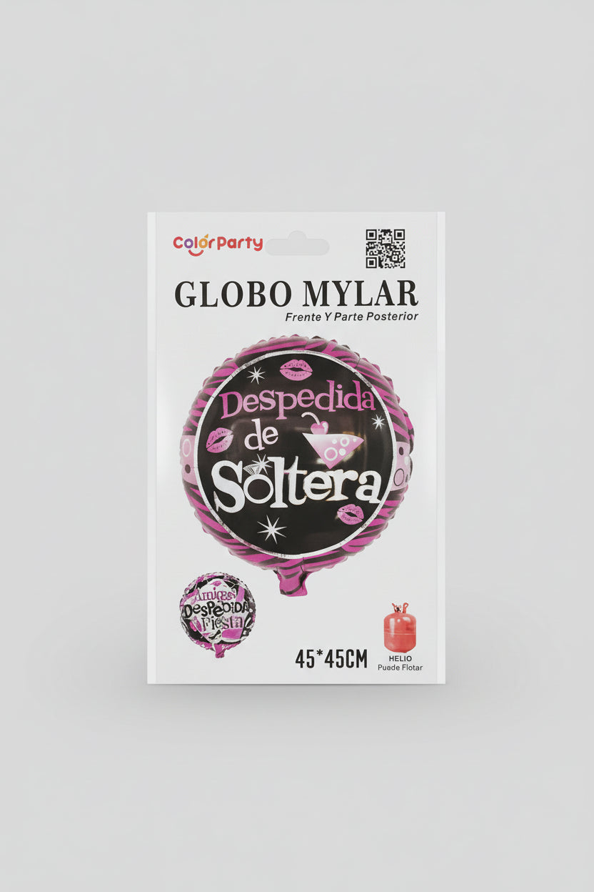 Globo Foil "Despedida de Soltera" 45cm - Decoración Fiesta