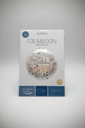 Globo happy birthday flores x 45cm