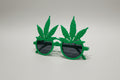 Gafas divertidas de hojas tropicales