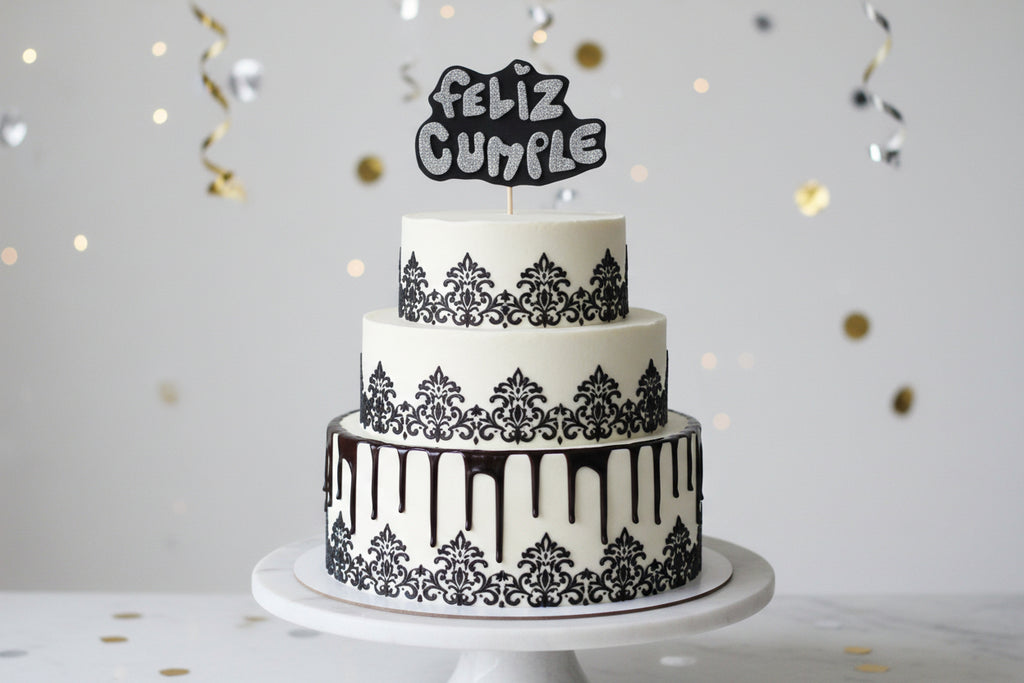 Topper para tarta Feliz cumple
