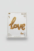 Globo Love dorado