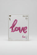 Globo Love rosa fucsia