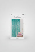 Cortina turquesa de 2mts x 1mt