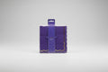Servilleta violeta/ morada  con borde ondulado dorado x 16u